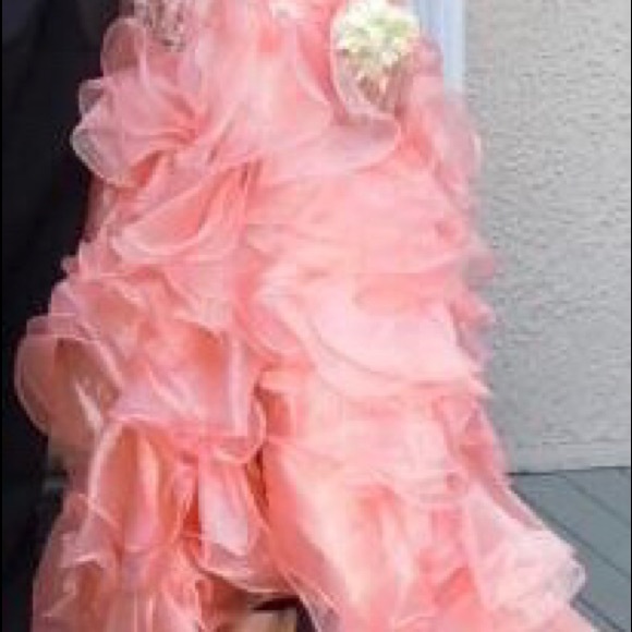 Sherri Hill full length gown. Size 0. Worn once. - Picture 7 of 11